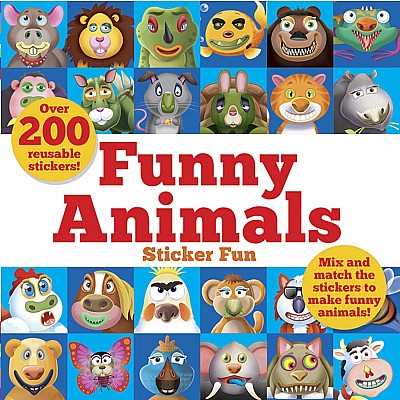 Funny Animals Sticker Fun: Mix and match the stickers to make funny animals