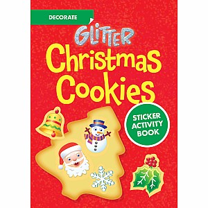 Glitter Decorate Christmas Cookies Sticker Activity Book