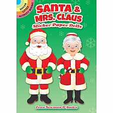 Santa & Mrs. Claus Sticker Paper Dolls