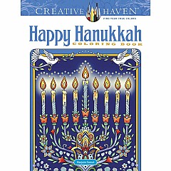 Creative Haven Happy Hanukkah Coloring Book