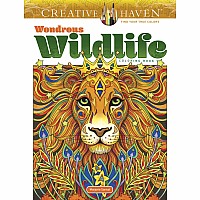 Creative Haven Wondrous Wildlife Coloring Book
