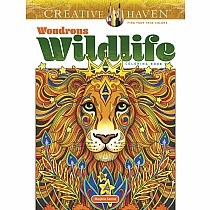 Creative Haven Wondrous Wildlife Coloring Book