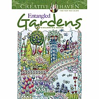 Creative Haven: Entangled Gardens Coloring Book