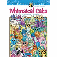 Creative Haven Whimsical Cats Coloring Book