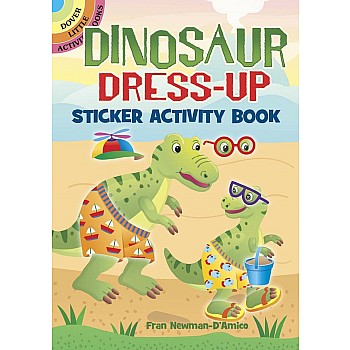 Dinosaur Dress-Up Sticker Book