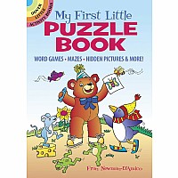 My First Little Puzzle Book: Word Games, Mazes, Hidden Pictures & More!