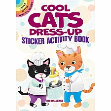 Cool Cats Dress-Up Sticker Activity Book