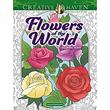 Flowers of the World Coloring Book