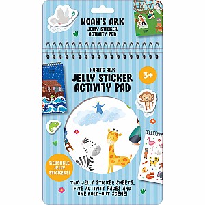 Noah's Ark Jelly Sticker Activity Pad: With 31 Reusable Stickers, 2 Silicone Sticker Sheets, 4 Activity Pages And 1 Fold-Out Pl
