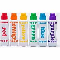 Dot-Art Markers 6-pk Rainbow [Washable]