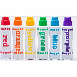 Dot-Art Markers 6-pk Rainbow [Washable]