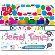 MINI Dot-Art Markers 6-Pk Jewel Tone [Washable]