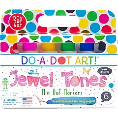 MINI Dot-Art Markers 6-Pk Jewel Tone [Washable]