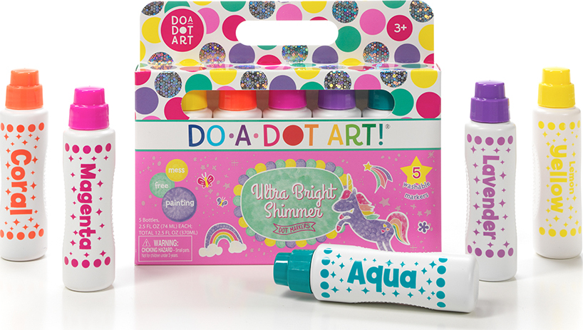 Do-A-Dot Art Metallic Shimmer Paint Markers - Set of 6