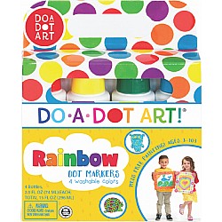 Dot-Art Markers 4 Pack Rainbow