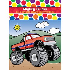 Mighty Trucks Do A Dot Coloring Book