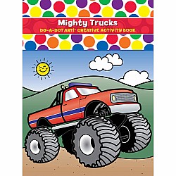 Do-A-Dot Coloring Book - Mighty Trucks 
