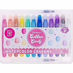 Cotton Candy Shimmer Watercolor Crayons