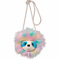 Douglas Toys Rainbow Sloth Fur Fuzzle Crossbody