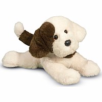 Lush-Bunch Puppy (Cream/Brown) Donnie Puppy Softie