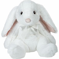 Bianca Dlux White Sitting Bunny 13"