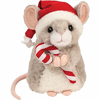 Mouse Merrie with Red Hat Candy Cane