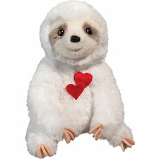White Sloth with Heart