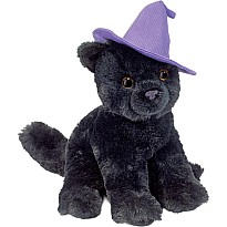 Mini Halloween Soft Cat with Hat