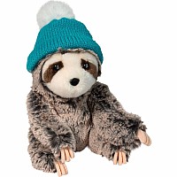 Blitzen Sloth with Winter Hat