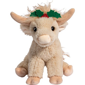 Laddie Holiday Highland Cow Mini Soft