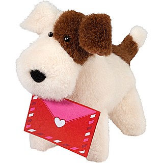 Valentine Muzzle Dog with Card