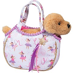 Dancin Pups Sassy Sak with Golden Retriever