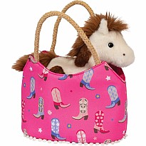 Cowgirl Boots Sassy Sak with Horse