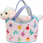 Charmingly Yours Sassy Sak with Rainbow Pup
