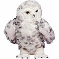 Shimmer Large Snowy Owl, Jointed Head