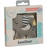 Joey Grey Elephant Silicone Teether