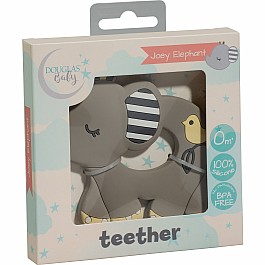 Joey Grey Elephant Silicone Teether