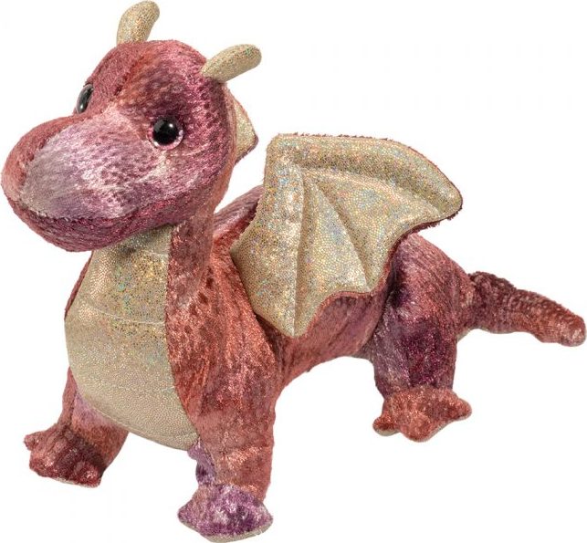 stuffed purple dragon