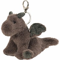 Bag Charm- Grey Dragon