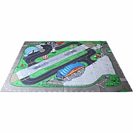 Large Airport Playmat 41 1/4 X 31 1/2 Inches