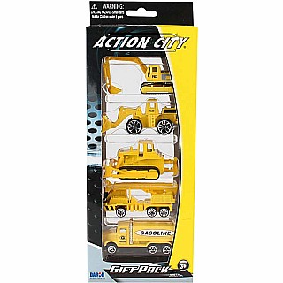 5 Pc Construction Vehicle Gift Pack