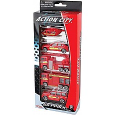 Fire Dept. 5 Piece Vehicle Gift Pack