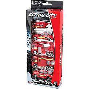 Fire Dept. 5 Piece Vehicle Gift Pack
