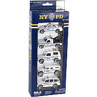 NYPD 5 Piece Vehicle Gift Set