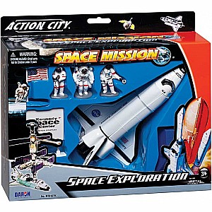 Space Shuttle 7-Piece Playset W/Kennedy