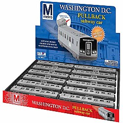 Washington Dc Metro Subway Pullback 12 Piece Display