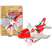 Canada Pullback Airplane with Light & Sound
