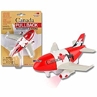 Canada Pullback Airplane with Light & Sound