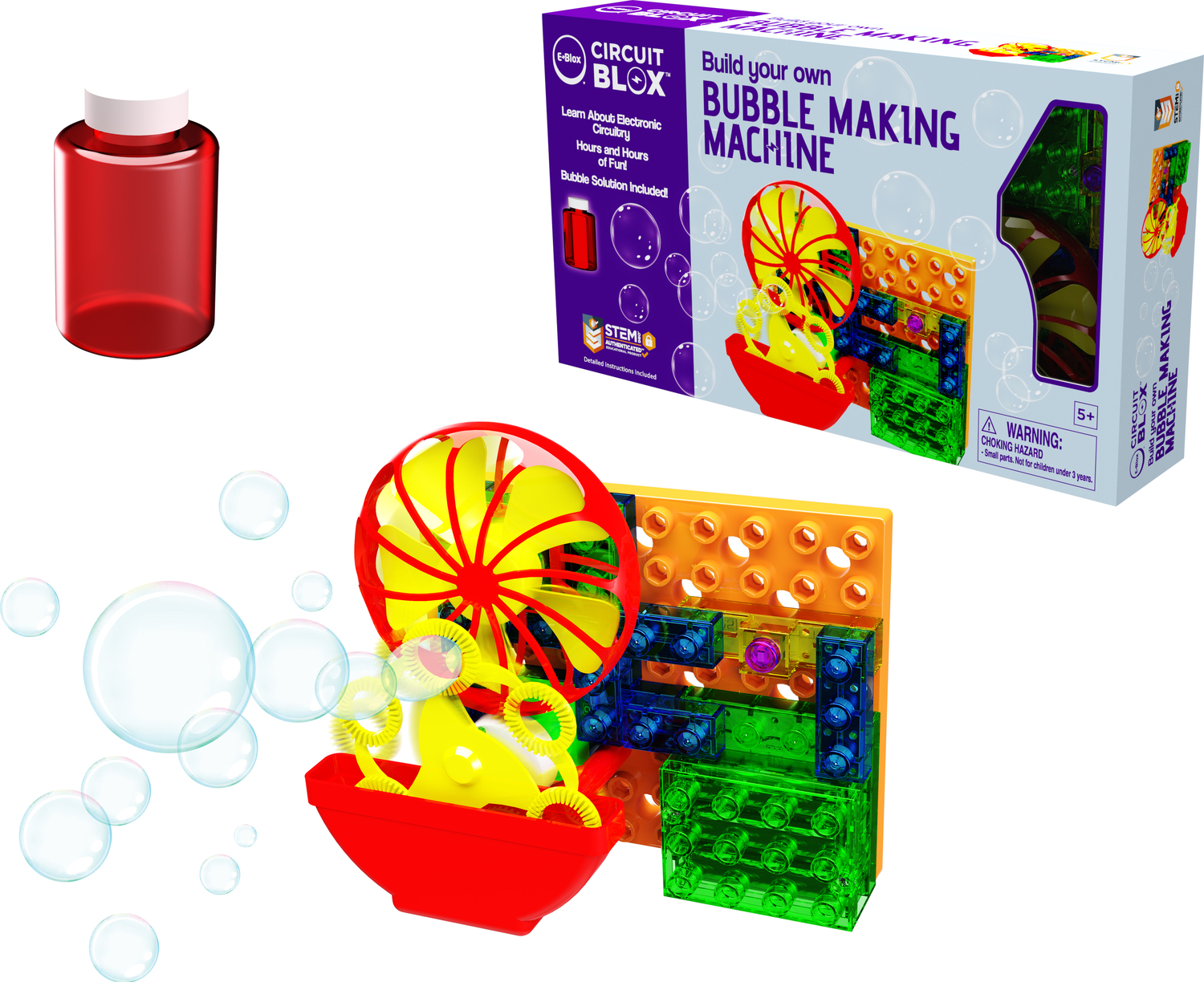 Circuit Blox Build Your Own Bubble Machine