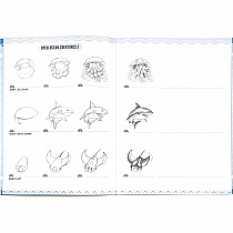 Learn to Draw Under the Sea (Art book with Stickers)